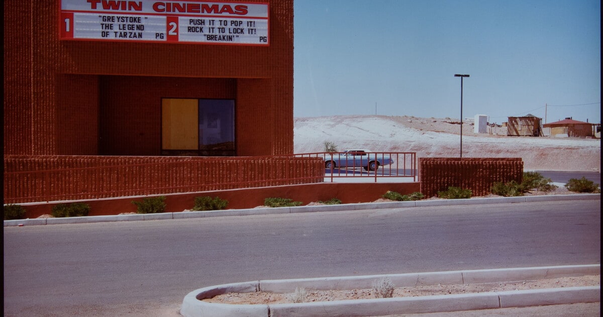 Navajo Cinema and Hogan, Tuba City, Arizona, 1985