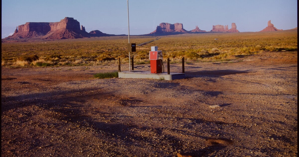 Gasoline Pump, Navajo Monument Valley Tribal School near Goulding, Utah, 1986
