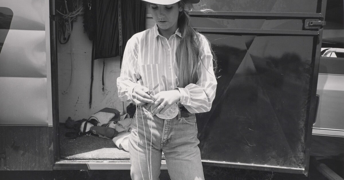 Buffy, High School Rodeo, Cleburne, TX 1985