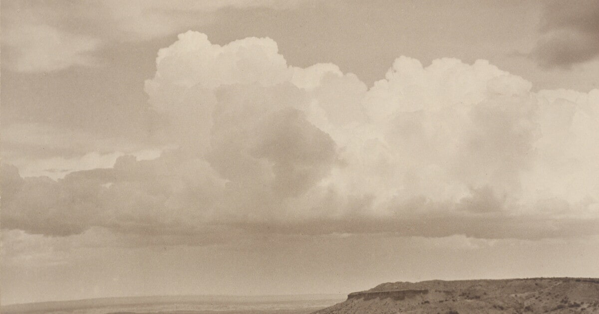 A Hopiland Landscape-The Painted Desert from the Top of the 2nd Mesa, Arizona
