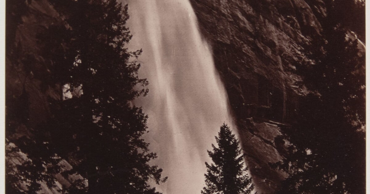 Profile of Nevada Fall. 700 Feet