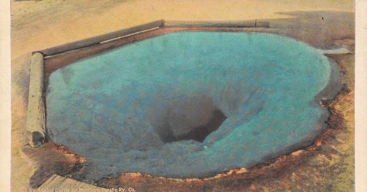 Morning Glory Spring, Yellowstone Park