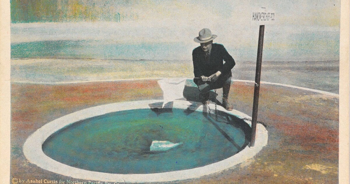 Handkerchief Pool, Yellowstone Park