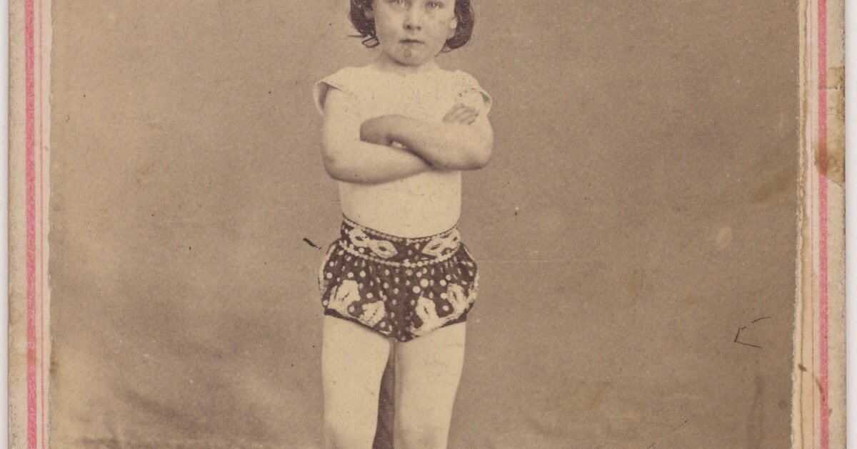 [Child circus performer]