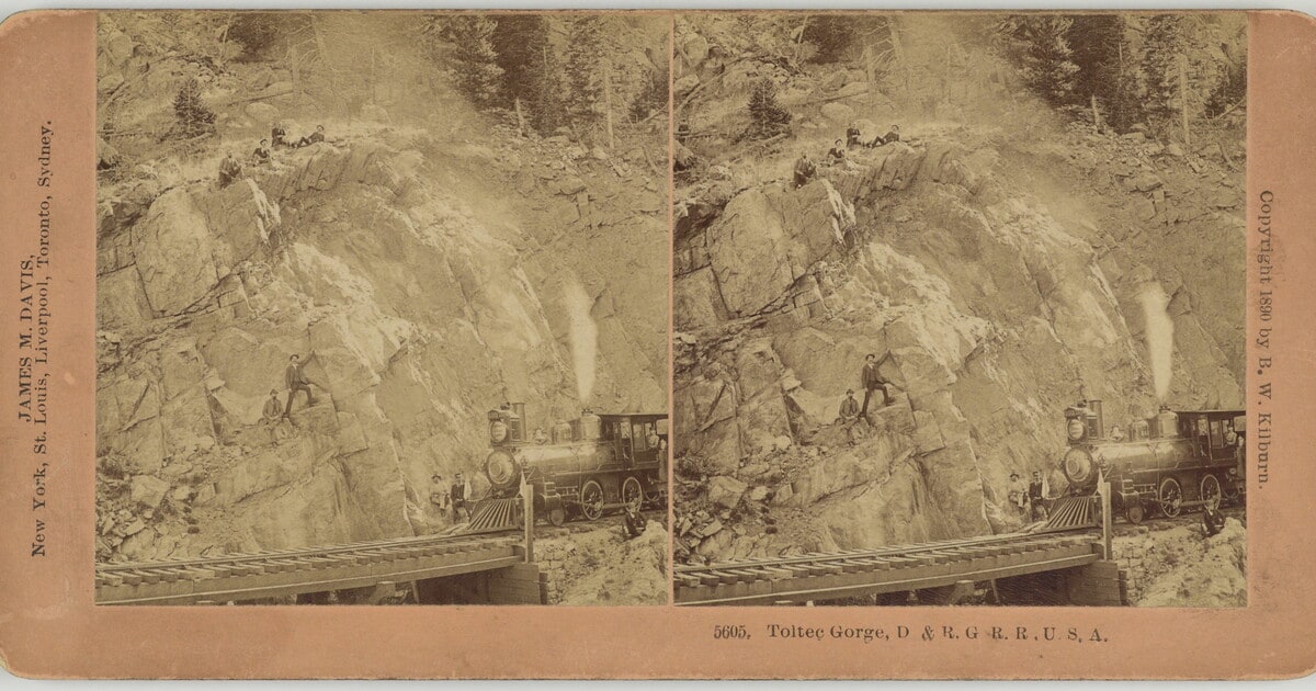 Toltec Gorge, D and R.G.R.R., U.S.A.