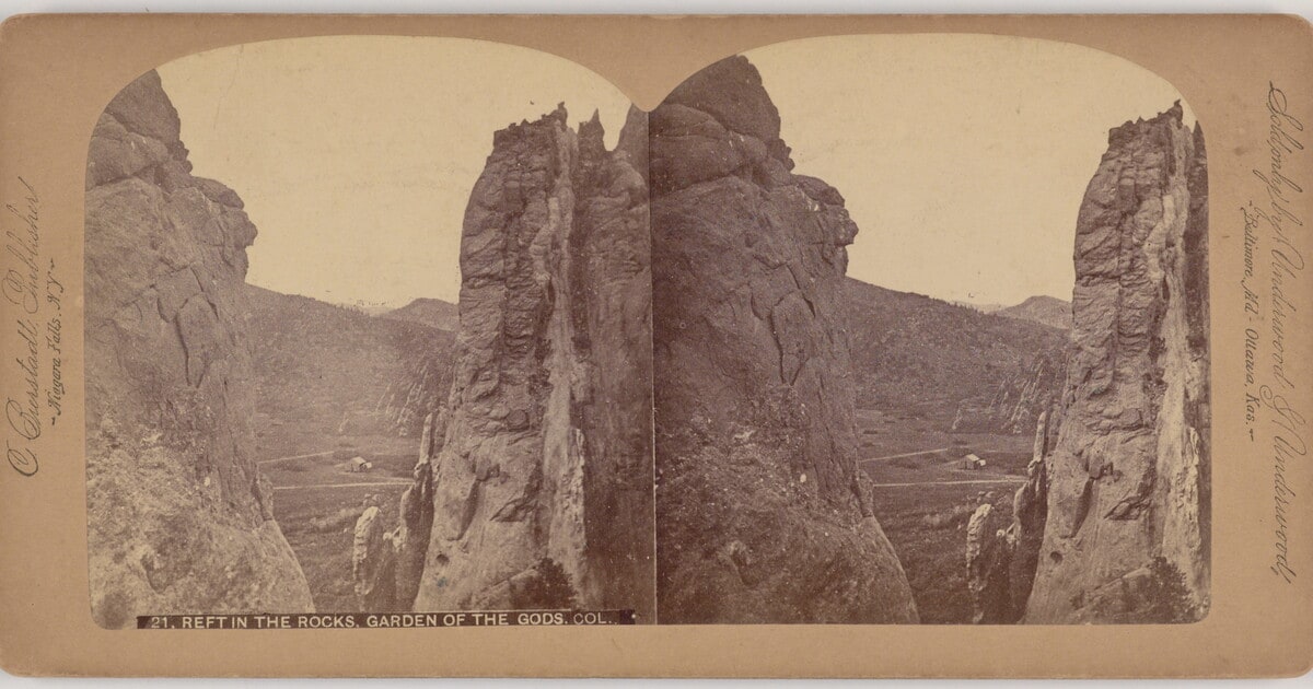 Reft in the Rocks, Garden of the Gods