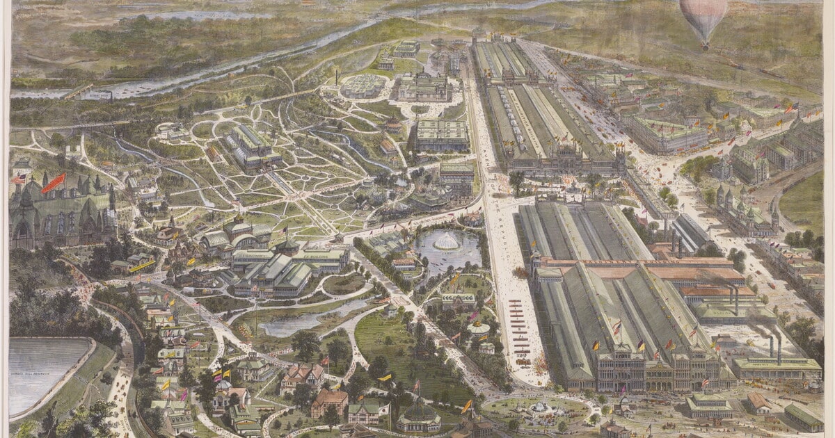 The Centennial - Balloon View of the Grounds.