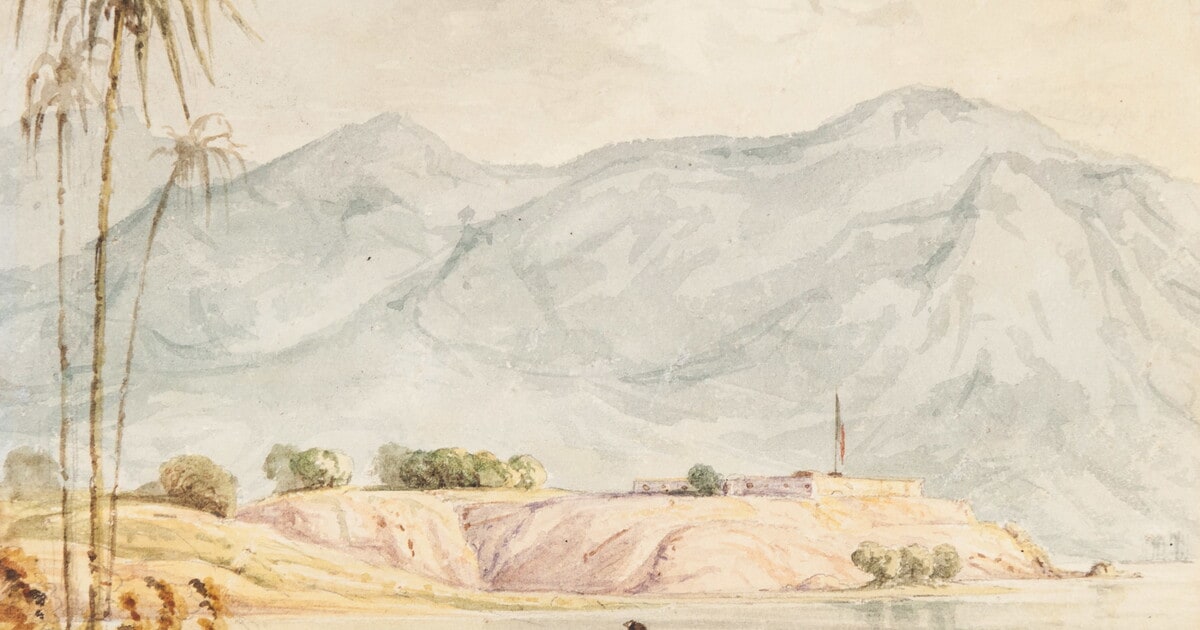 Fort at Mouth of Harbor of Acapulco, Mex., 1852