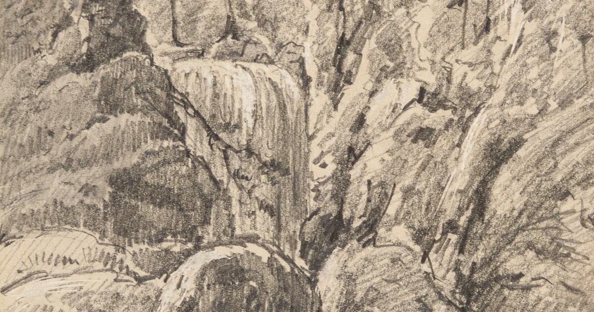 Salto del Rito de Los Venados near Taos, New Mexico, 1849