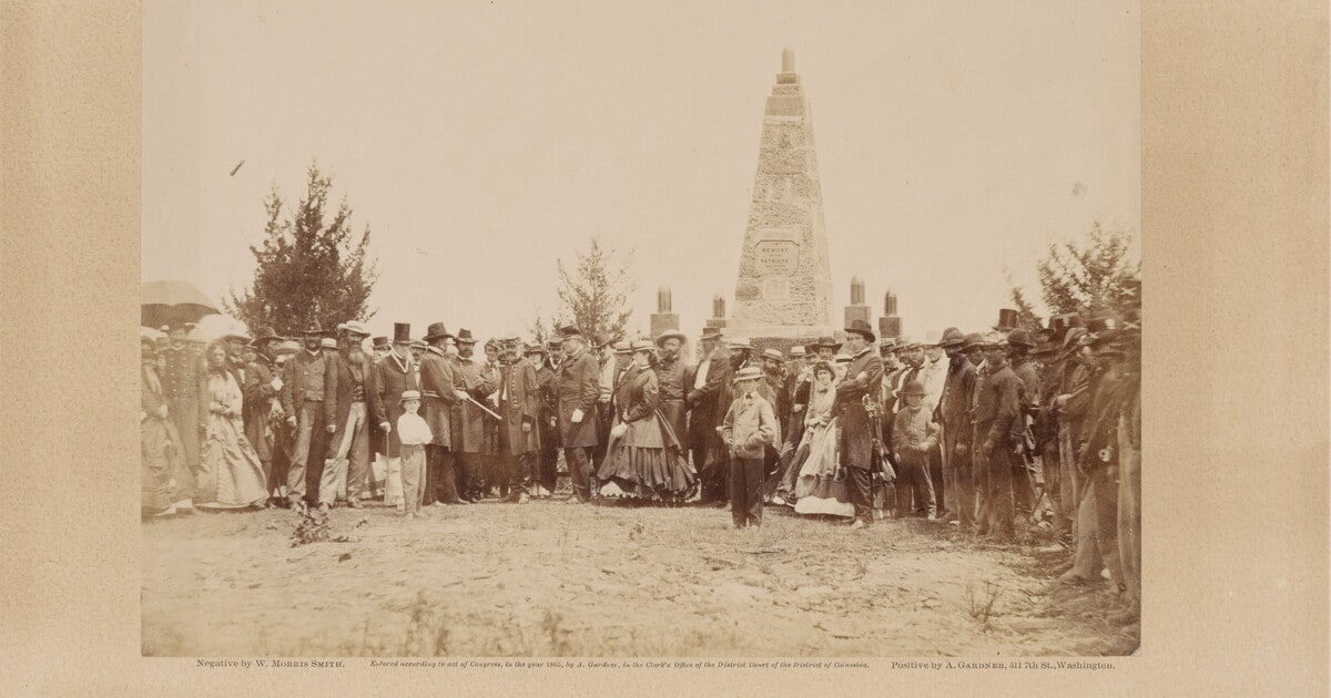Dedication of Monument on Bull Run Battle-field