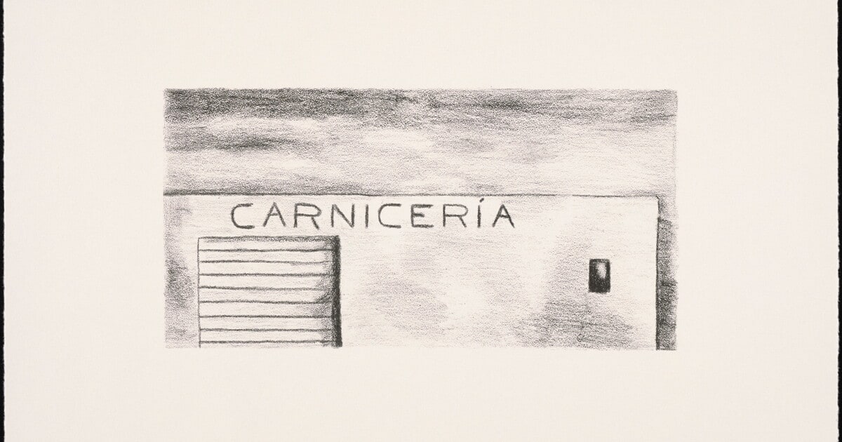 Archi-props, After Ed Ruscha [Carnicería]