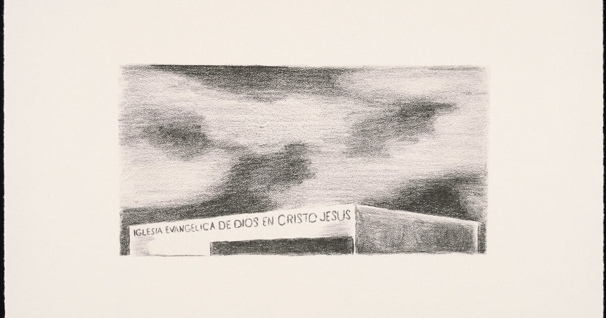 Archi-props, After Ed Ruscha [Iglesia Evangélica de Dios en Cristo Jesús]