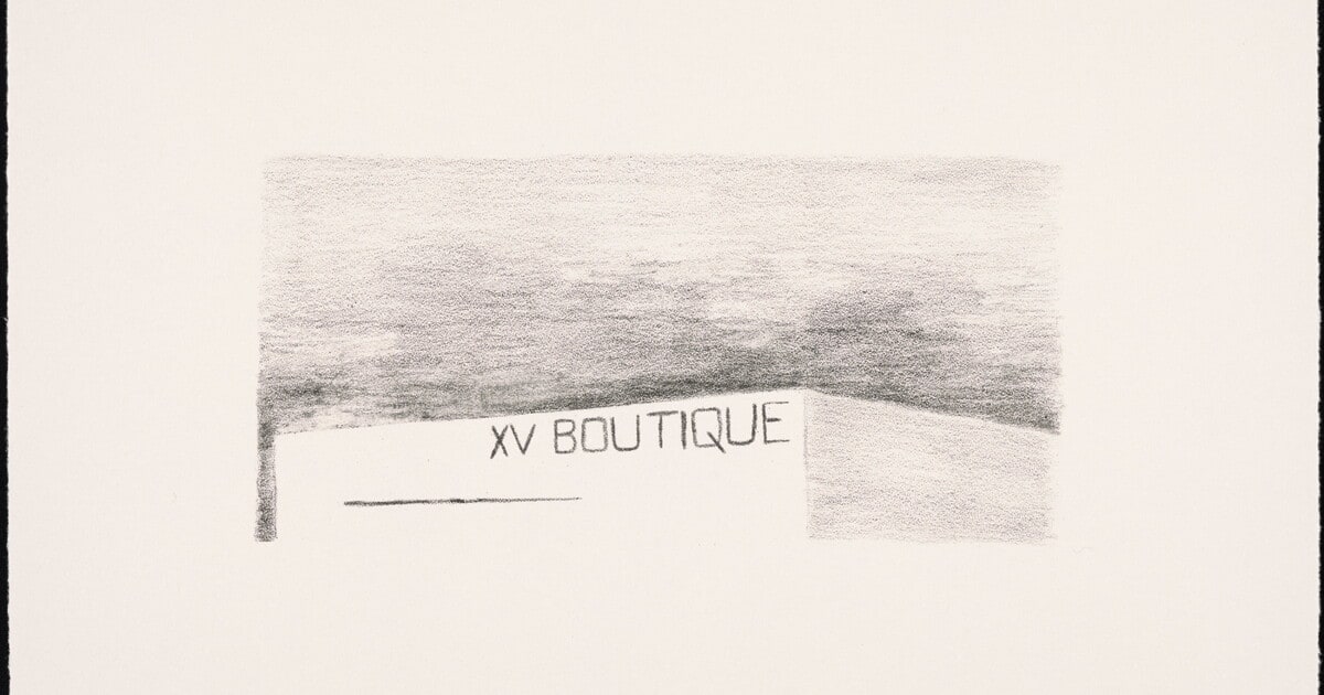 Archi-props, After Ed Ruscha [XV Boutique]
