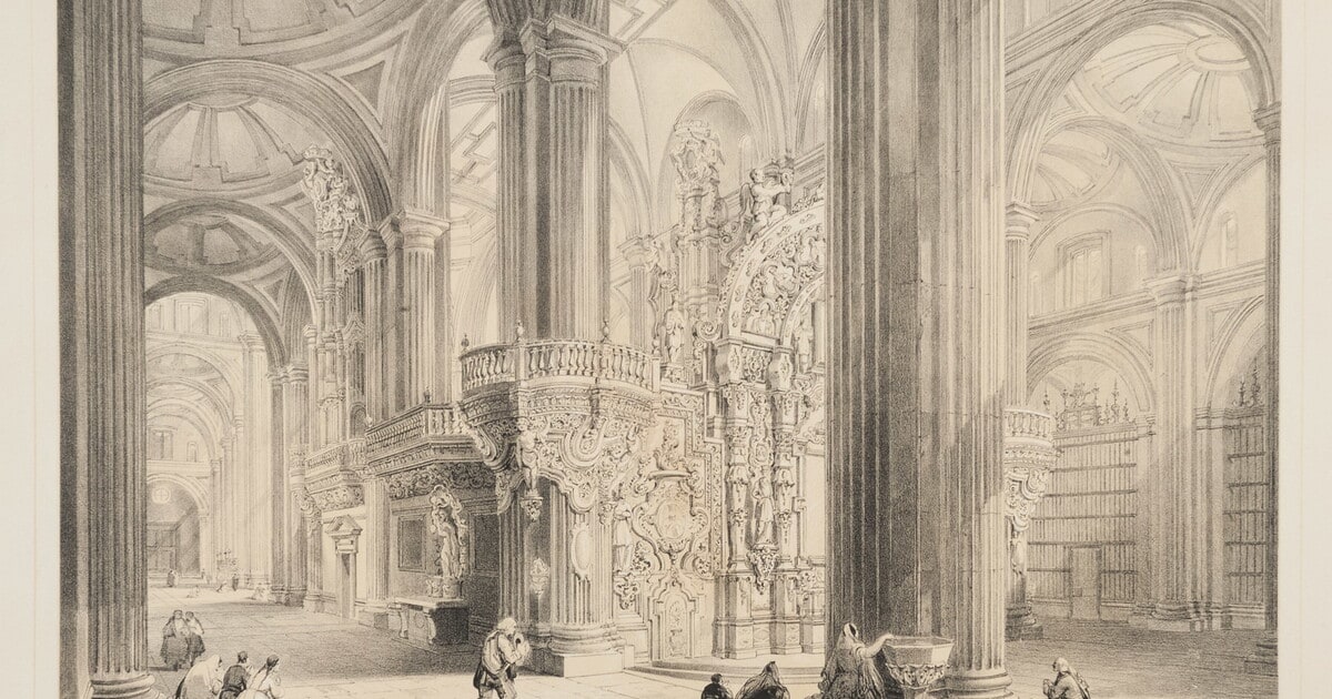 Interior of the Cathedral of Mexico