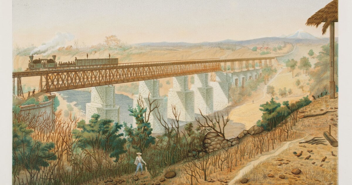 Puente de la Soledad, Tomado desde el Hospital.