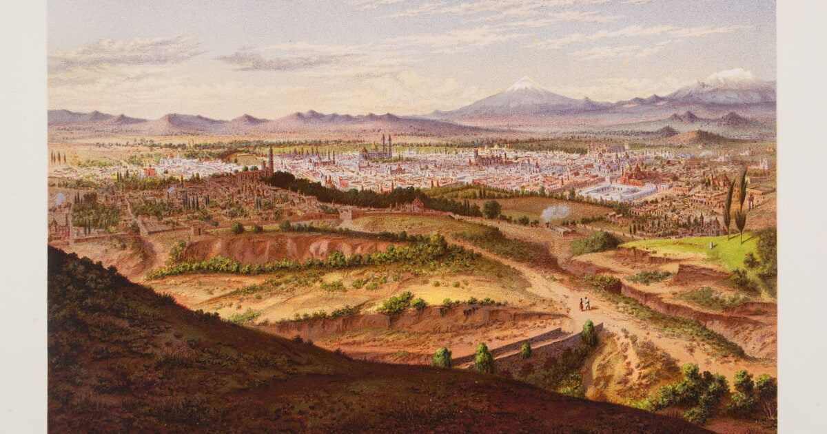 Panorama de Puebla (tomado desde el fuerte Guadalupe.)