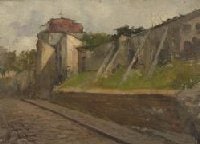 View of Rue Cortot, Montmartre