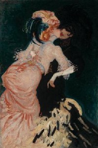Women Kissing