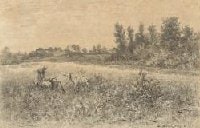 Landscape with a Woman and a Goat