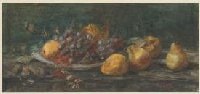 Still Life with Pears and Grapes