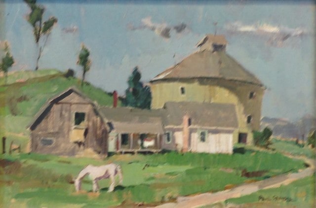 Farm with Round Barn