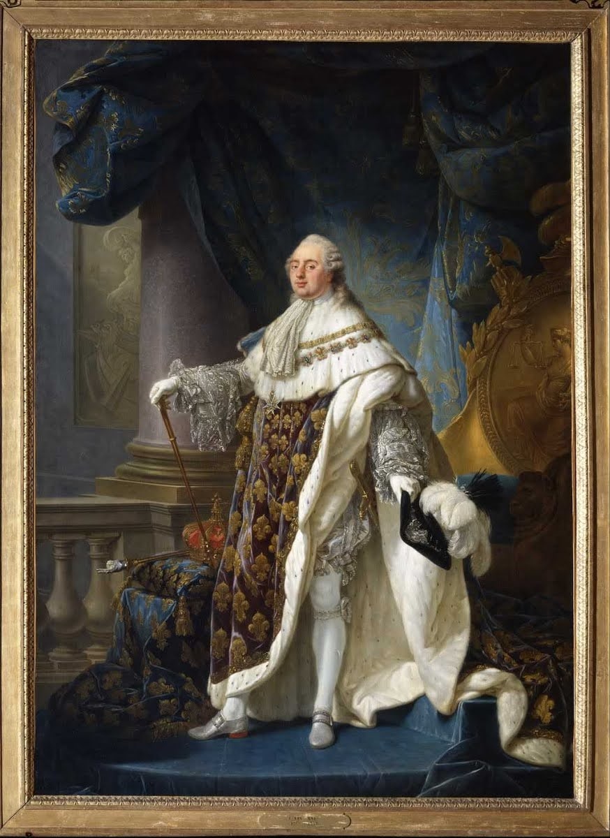 Louis XVI, king of France and Navarre, wearing his grand royal costume