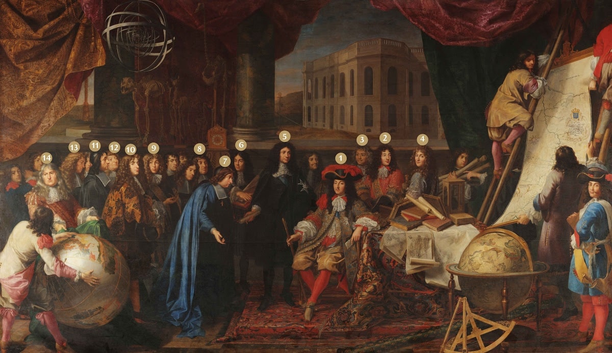 Establishment of the 'Academie des sciences' and foundation of the 'Observatoire'