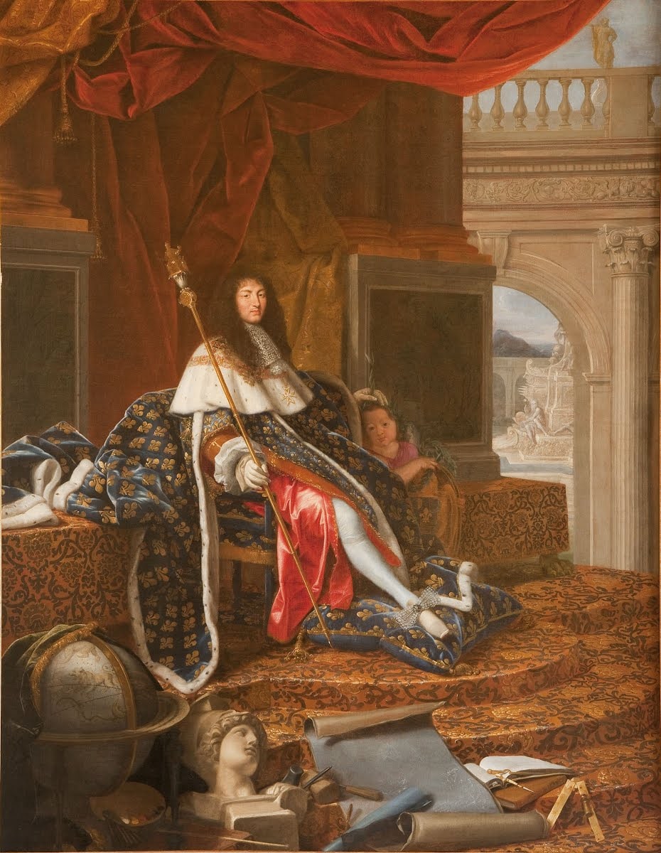 Louis XIV "Protector of the Royal Academy of Painting and Sculpture"