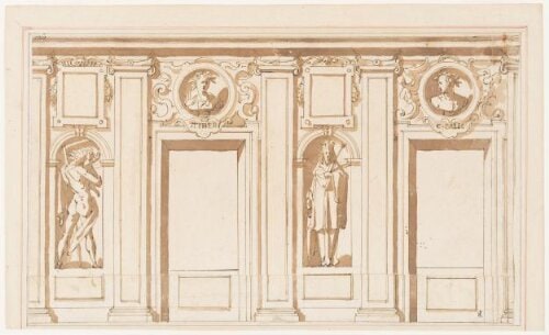 Preliminary design for the gallery of the Palazzo Ruspoli, Rome