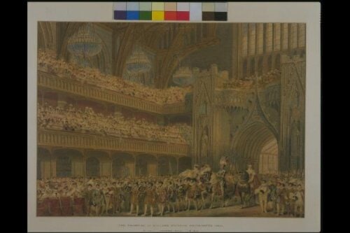 The Champion of England Entering Westminster Hall