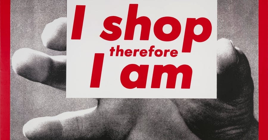 <em>Untitled (I shop therefore I am)</em>