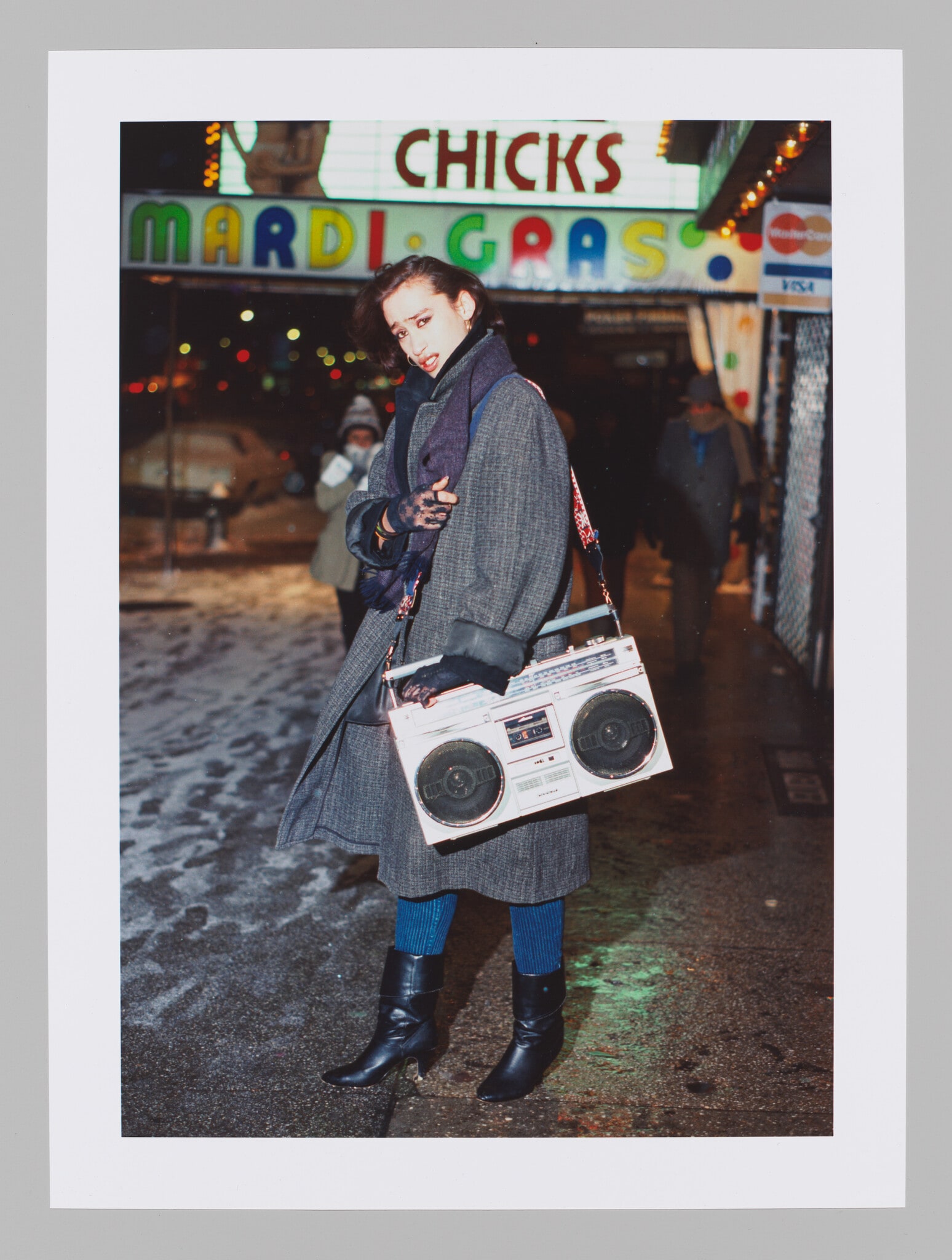 guy with boombox – Times Square