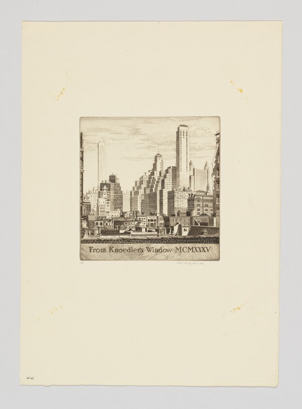 From Knoedler's Window, MCMXXXV