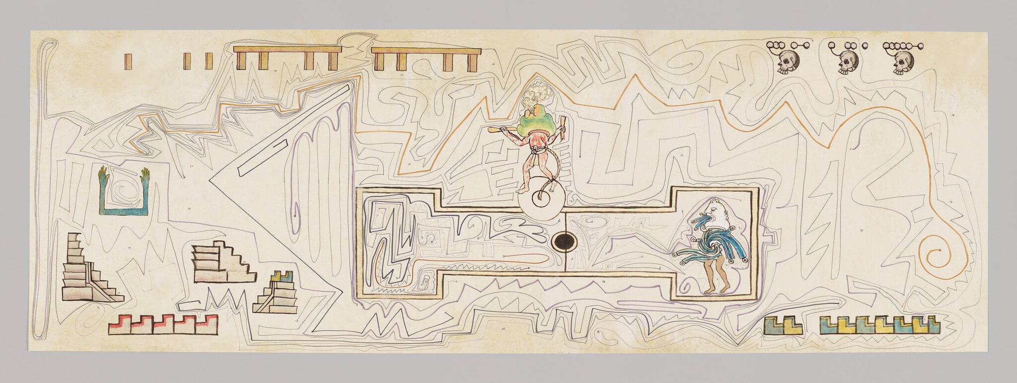 Requiem for my border crossing (Collaborative drawing between the undocumented) #12