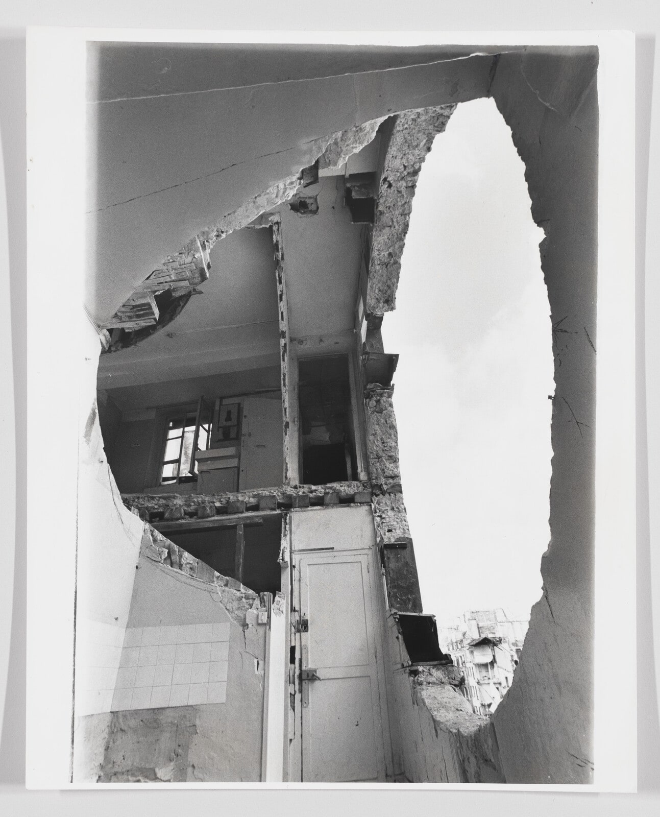 Conical Intersect 2 (Documentation of the action "Conical Intersect" made in 1975 in Paris, France)