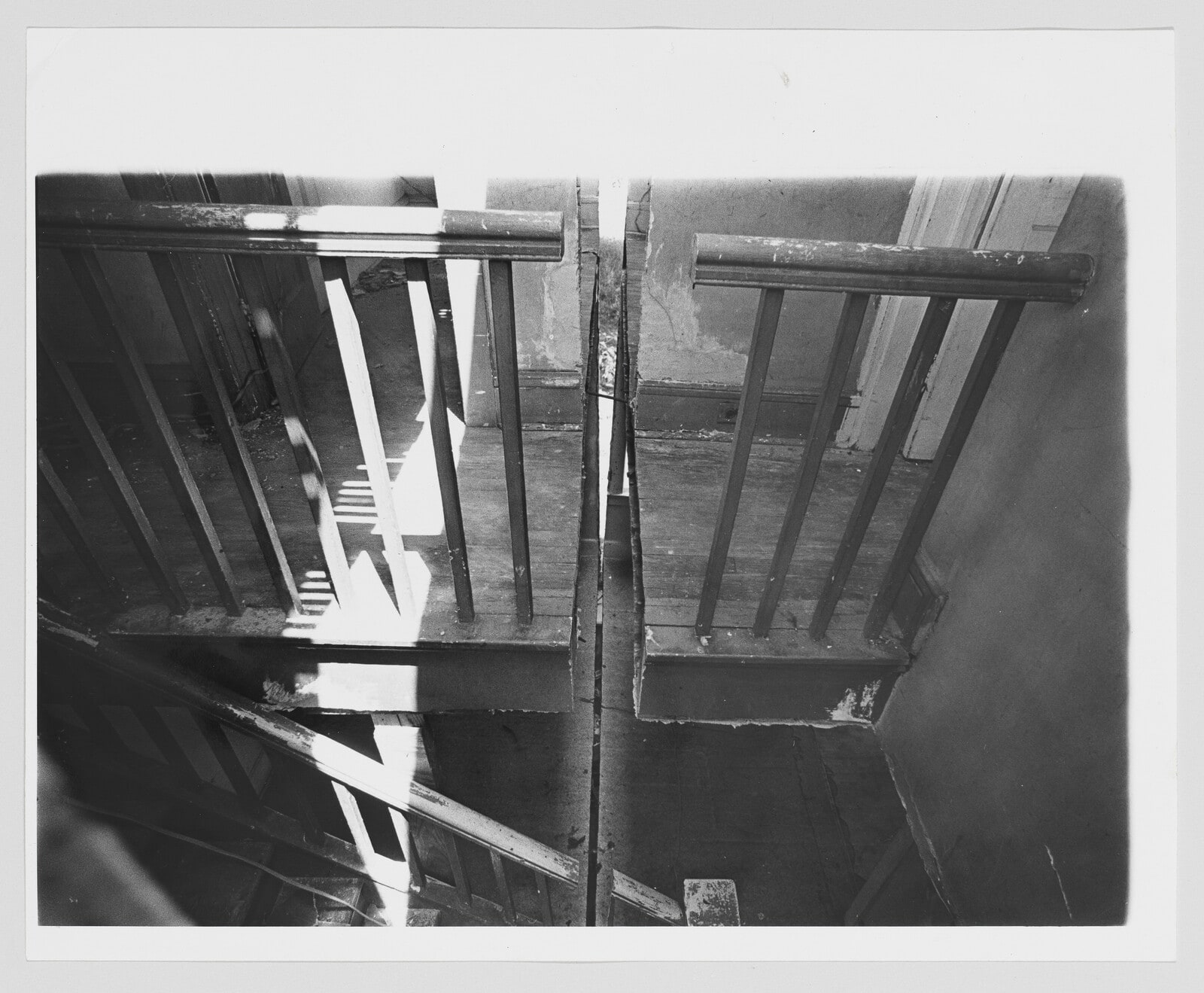 Splitting 6 (Documentation of the action "Splitting" made in 1974 in New Jersey, United States)