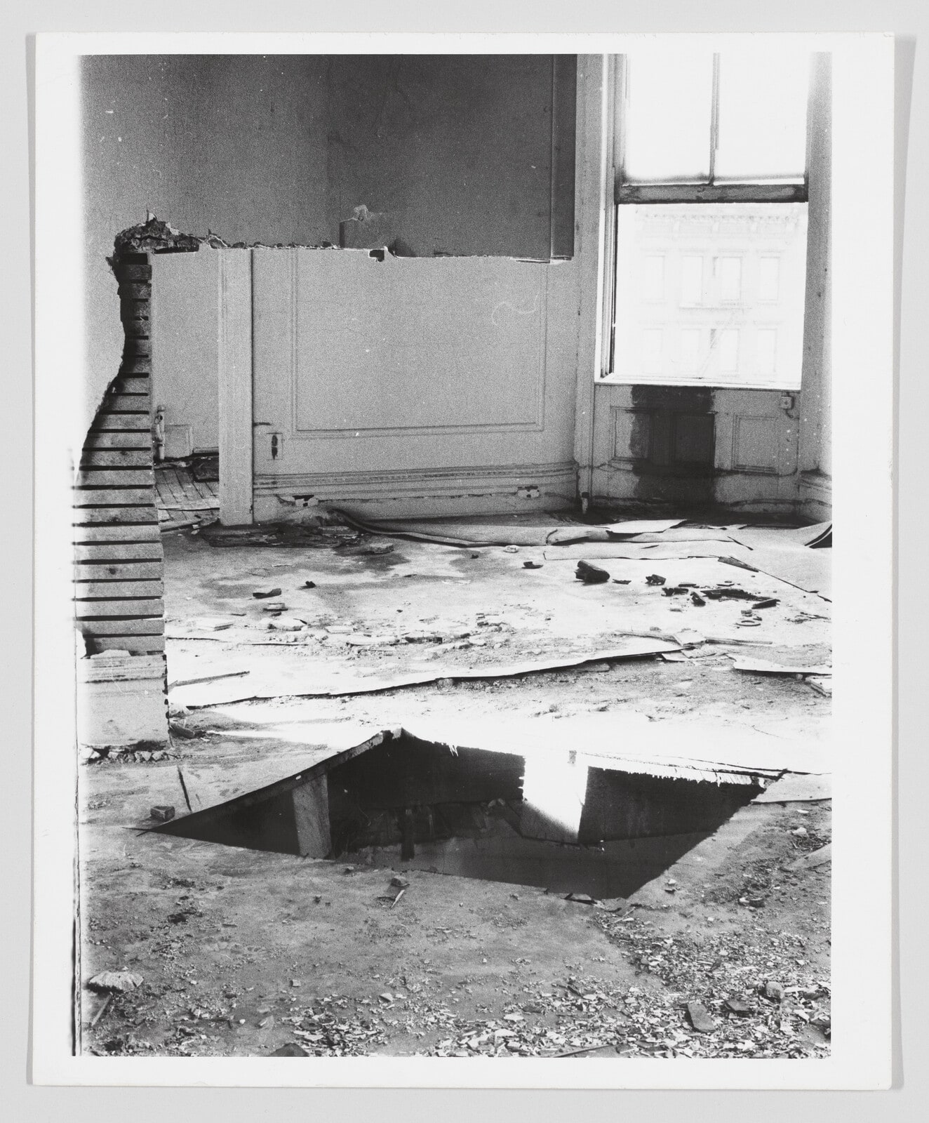 Tenements (Documentation of the action "Bronx Floors" made in 1972-1973 in the Bronx, New York, United States)