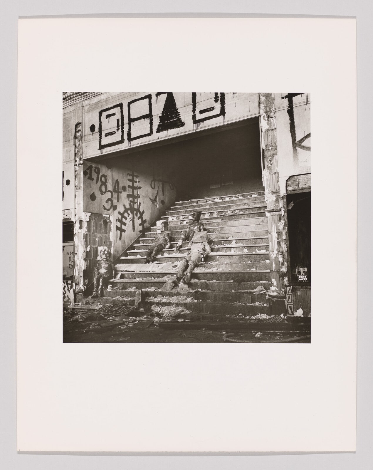 Canal Street Piers: Fake Men on the Stairs