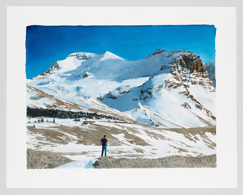Figure in a Melting Snowfield