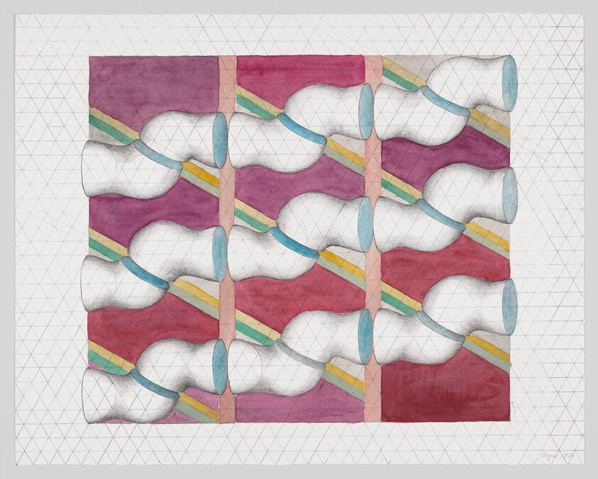 Untitled (Study for Hexagonal Quintet)