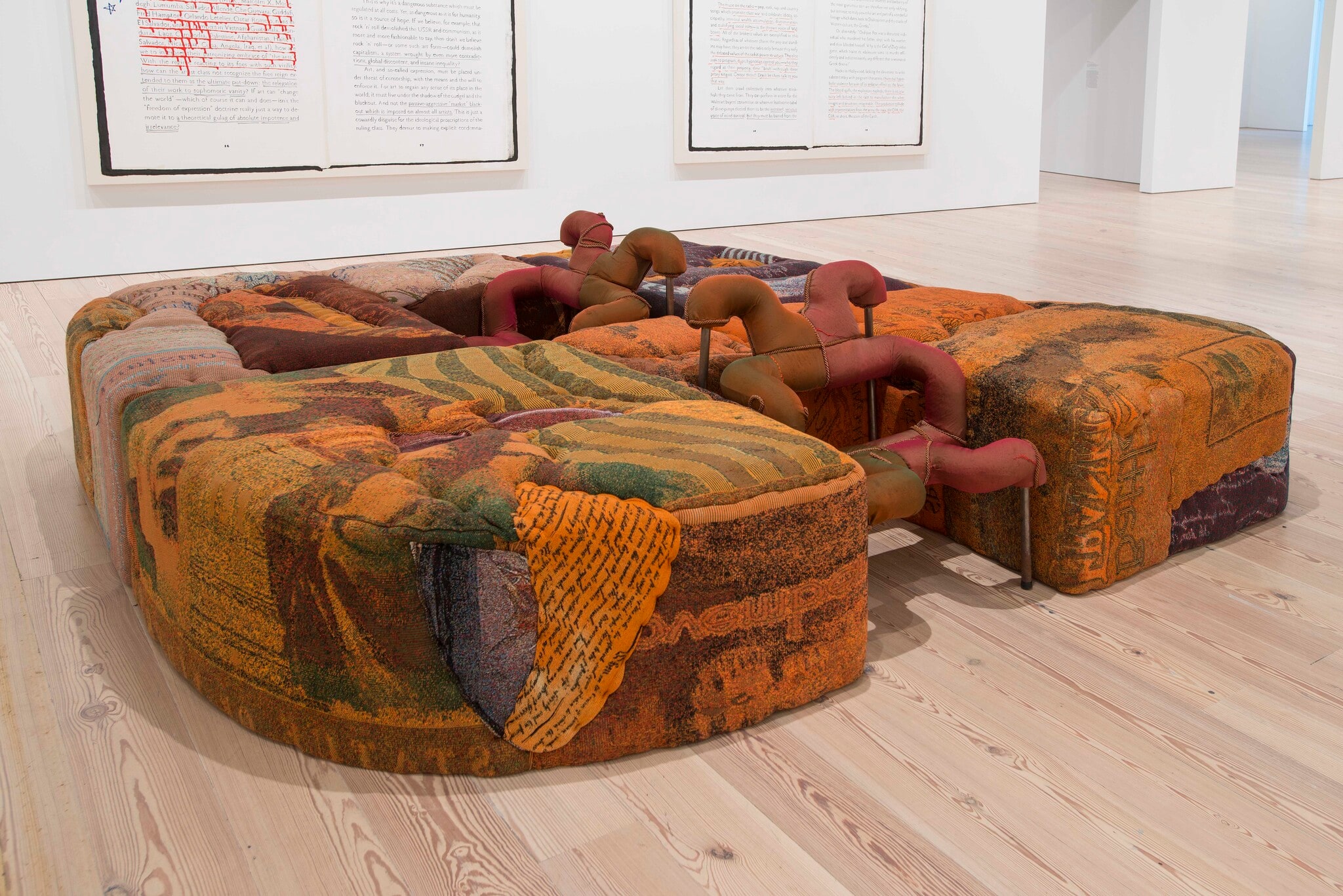 Ottoman with Parked Chairs
