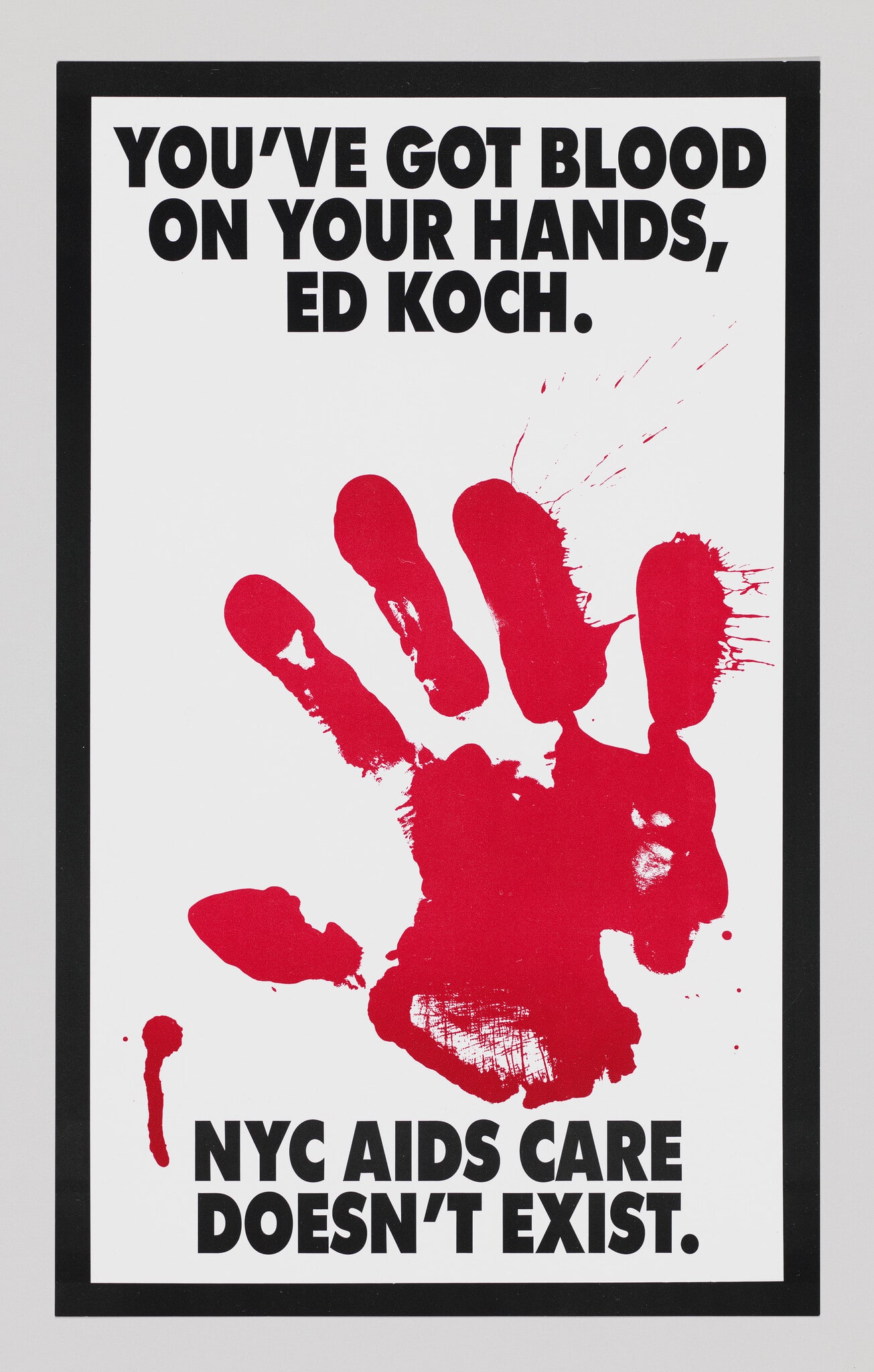 You've Got Blood On Your Hands, Ed Koch