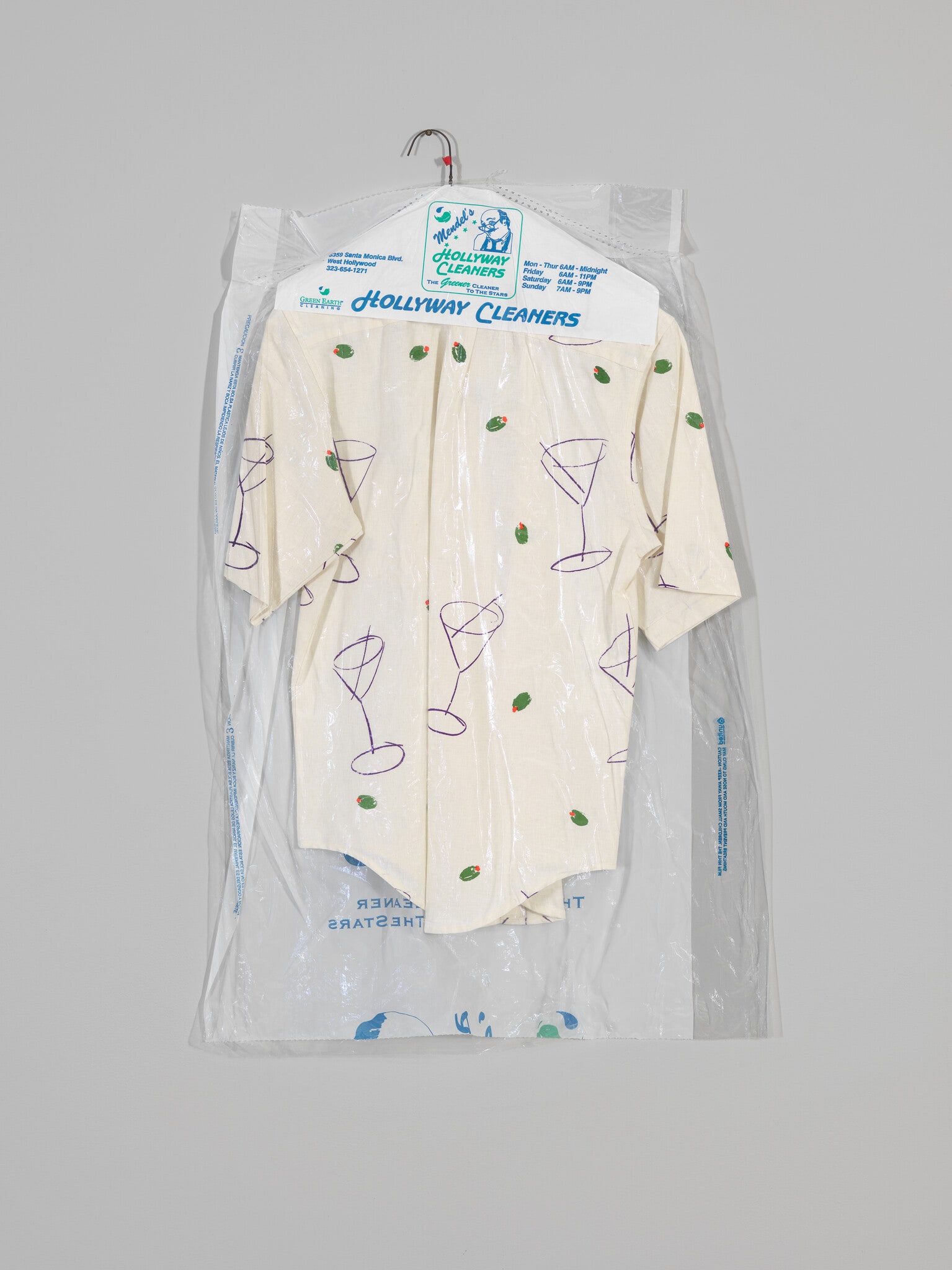 Dry Cleaned Shirt with Martinis