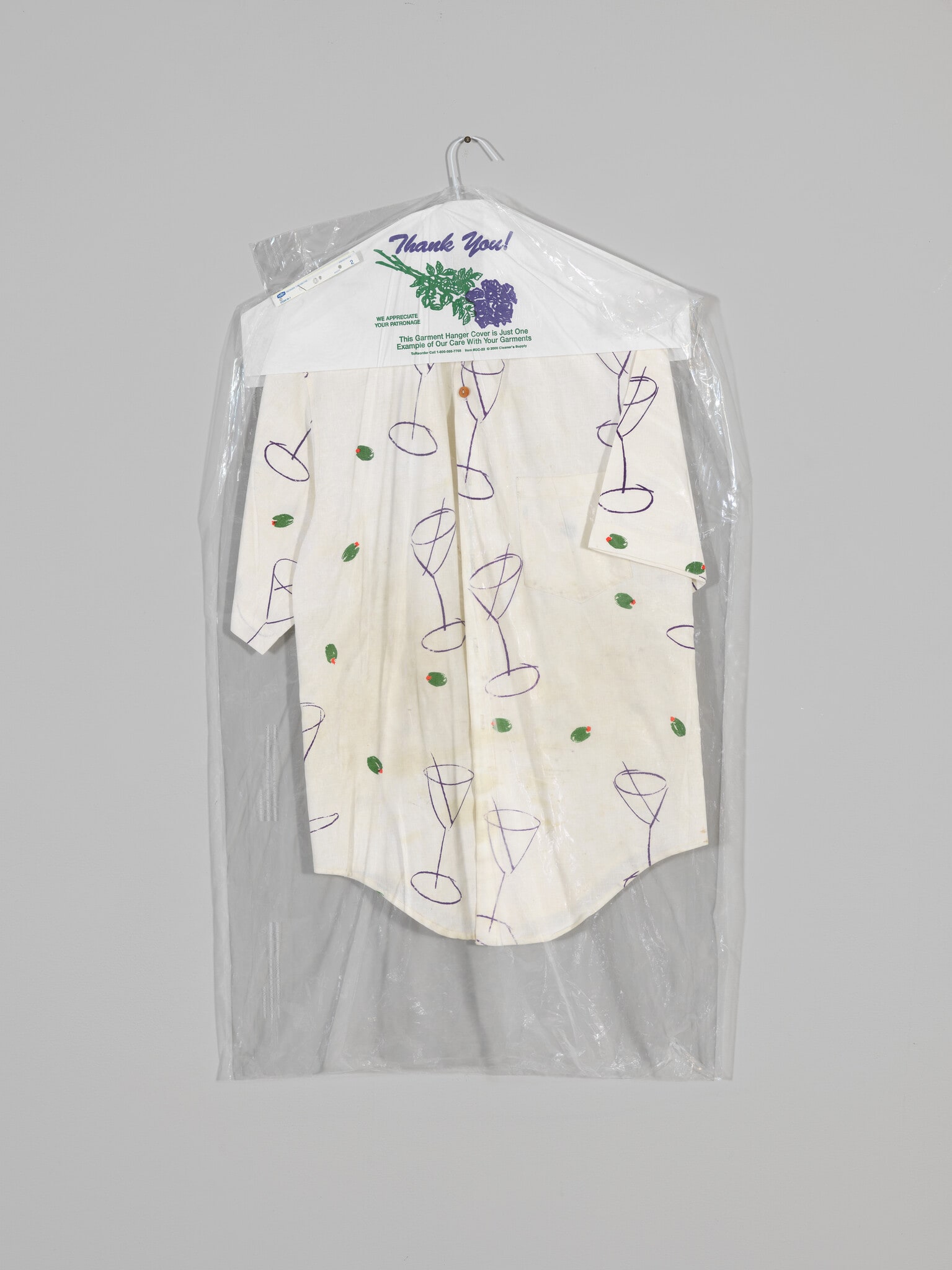 Dry Cleaned Shirt with Martinis