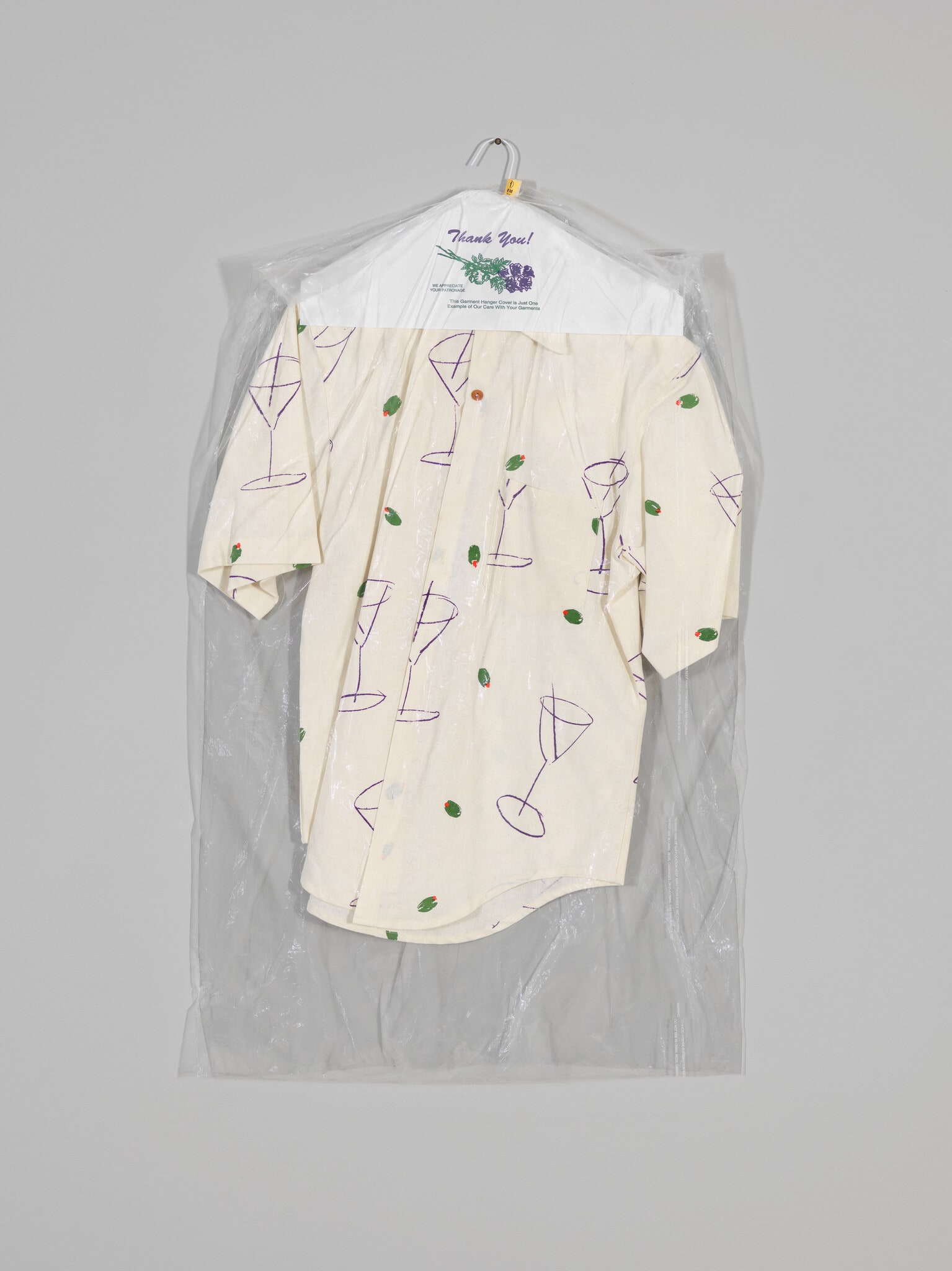 Dry Cleaned Shirt with Martinis