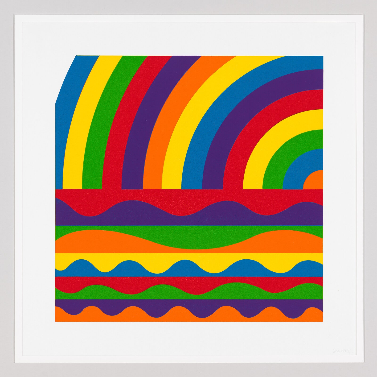 Arcs and Bands in Color