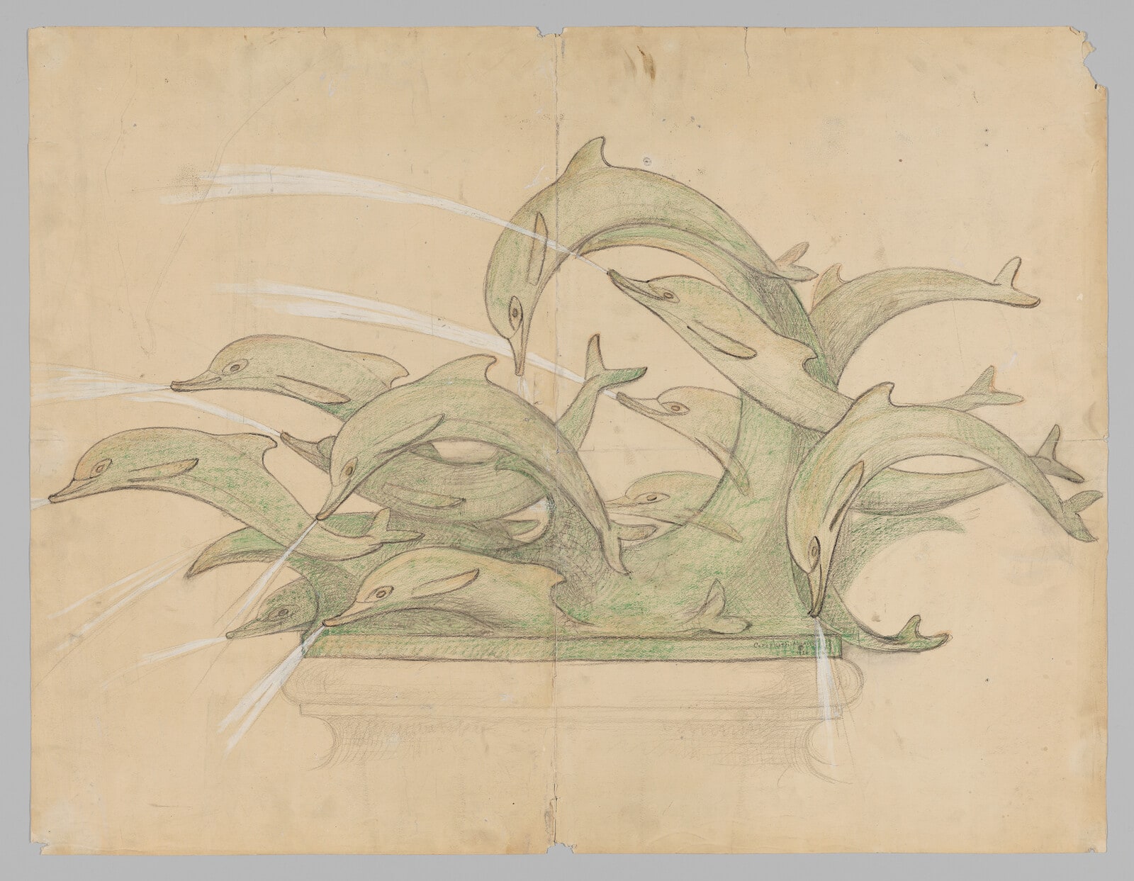 (Design for Dolphin Fountain)