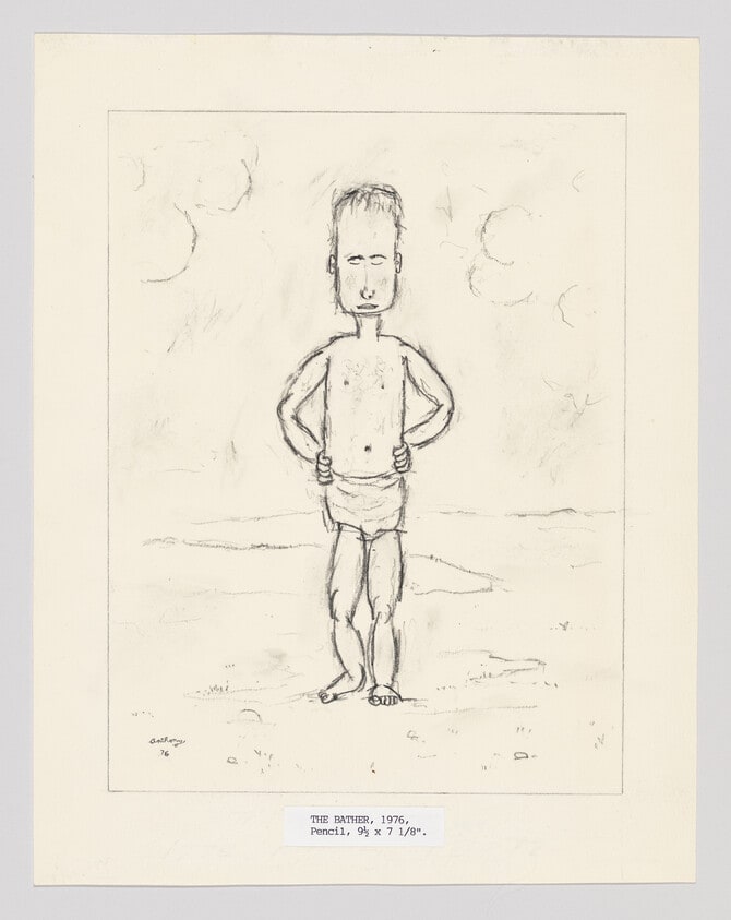 The Bather (after Cézanne)