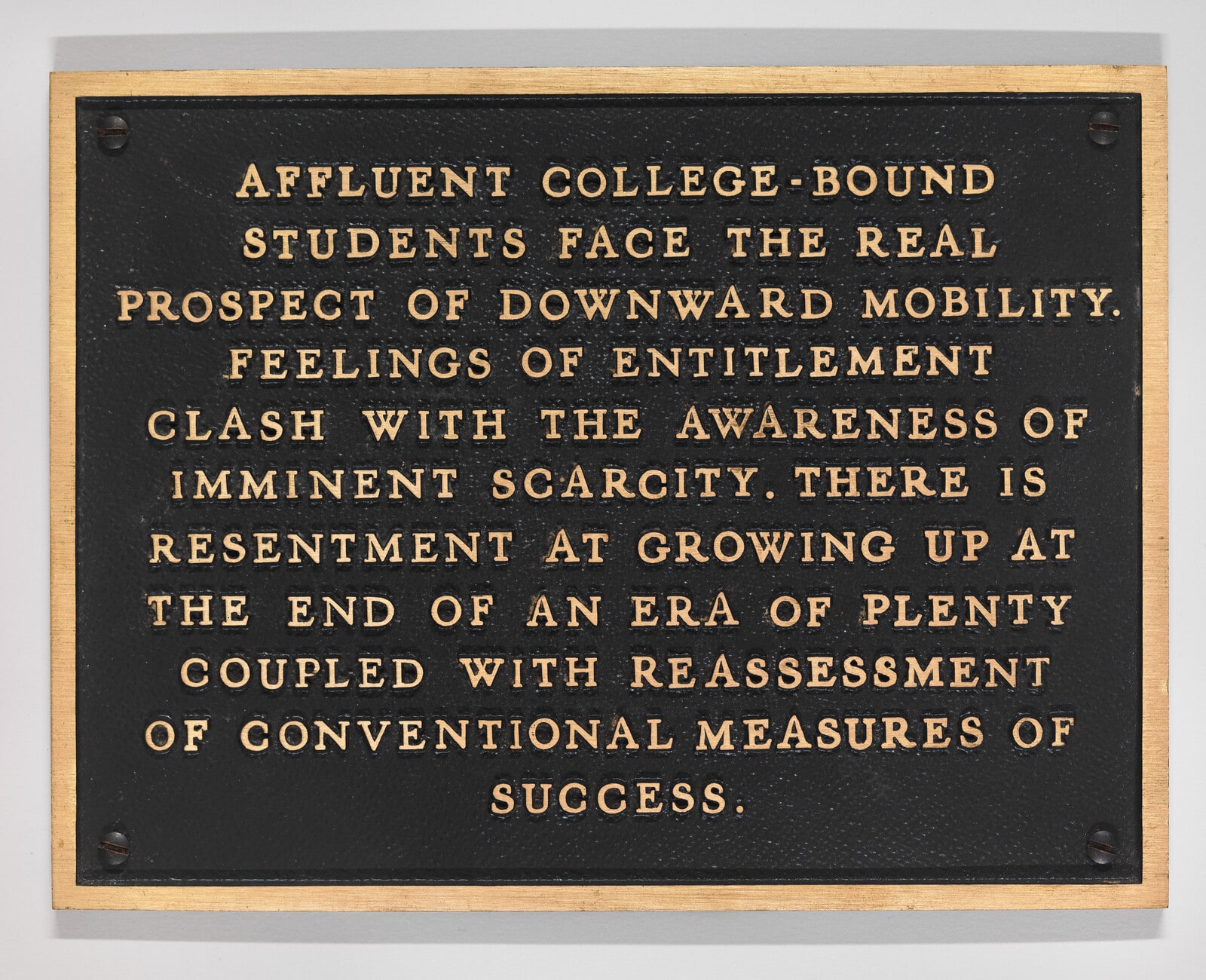 Affluent College...
