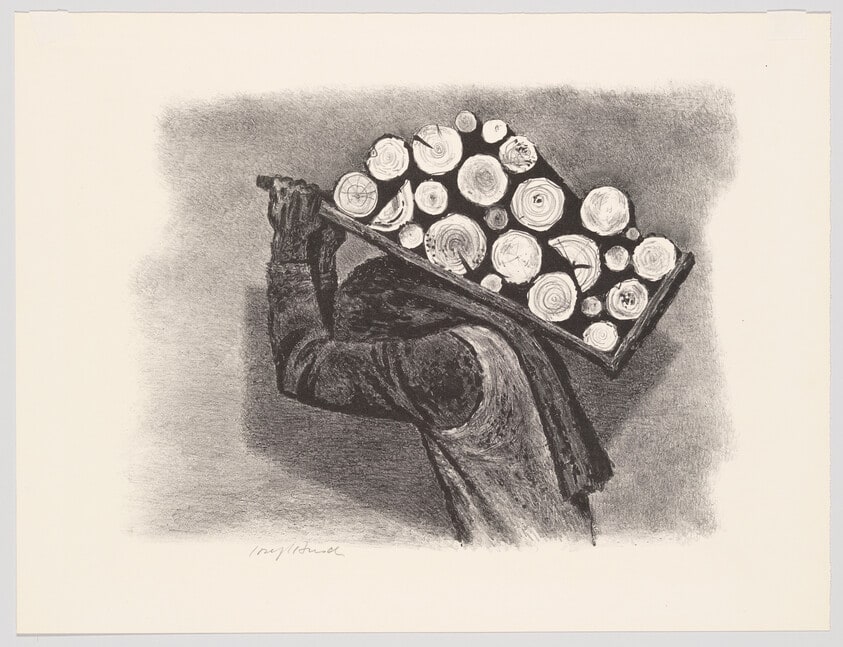 Man with Logs
